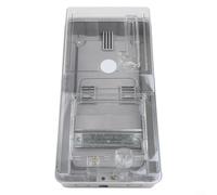 Niceminiwall Boîte de compteur électrique monophasé 6 voies en plastique PC transparent (B)