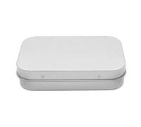 Niceminiwall Boîte de rangement en métal pour le camping en plein air et la randonnée, récipient en fer durable pour petits articles de survie, compact 95 x 60 x 21 mm, étui léger compatible avec