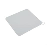 Niceminiwall Bouchon de vidange de sol en silicone pour évier de salle de bain et siphon de sol, joint étanche épais pour débordement et blocage des débris, blanc, 20 cm