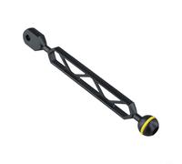 Niceminiwall Bras d'appareil photo sous-marin en alliage d'aluminium avec support de lampe de poche à tête sphérique pour la plongée sous-marine et la plongée avec tuba, usiné 15,2 cm (20,3 cm)