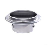 Niceminiwall Bride de grille d'échappement en acier inoxydable 304 pour mur et couvercle de l'arbre de ventilation, écran avec protection contre les intempéries à 45°, convient pour une utilisation en