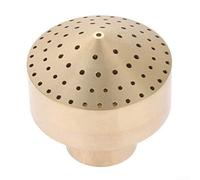 Niceminiwall Buse de fontaine en laiton pour bassins et jeux d'eau décoratifs, filetage intérieur DN50, compatible avec les tubes submersibles et en PVC, cuivre