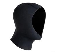 Niceminiwall Capuche de plongée en néoprène pour plongée, plongée avec tuba et natation - Couvre-tête thermique de 3 mm/5 mm, azoïque, extensible pour tour de tête de 47 à 62 (3 mm, noir)