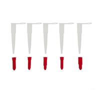 Niceminiwall Capuchon de buse de tube en silicone pour calfeutrer et sceller, cache-vis rouge pour cartouche standard EU3, obstruer et s'étendre