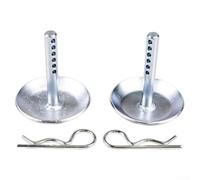 Niceminiwall Chasse-neige avec base antidérapante de rechange pour 2205071 2208864, crampons réglables avec mécanisme de libération rapide, chaussures de traction en acier trempé pour VTT, UTV (A)