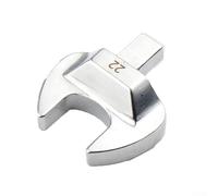 Niceminiwall Clé dynamométrique à douille ouverte, tête de clé à insertion 9 x 12 mm, fente ouverte réglable de 8 à 32 mm, acier au chrome vanadium, traité thermiquement pour plus de résistance (22 mm