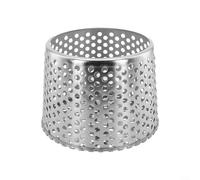 Niceminiwall Couvercle d'évacuation de sol en acier inoxydable pour toit et jardin - Protection de gouttière anti-blocage 304 avec design effilé, solution de drainage extérieure résistante pour (125