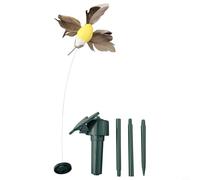 Niceminiwall Décoration de jardin réaliste en forme de papillon et d'oiseau avec ailes réalistes, construction ABS, piquet de 38 cm, pour extérieur, cour, pelouse et terres (oiseau)