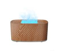 Niceminiwall Diffuseur d'huiles essentielles de 160 ml avec veilleuses LED 7 couleurs, humidificateur d'arrêt automatique pour aromathérapie, deux modes de pulvérisation, alimentation USB, finition