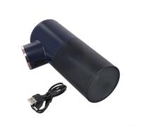 Niceminiwall Distributeur de savon automatique sans contact avec écran LED, 320 ml, rechargeable pour comptoir de salle de bain ou de cuisine, matériau ABS + PC, bleu