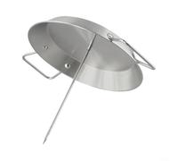 Niceminiwall Ensemble de brochettes verticales en acier inoxydable pour barbecue avec 3 pics et plaque de gril pour tacos Shawarma Al Pastor - 20,3 cm, 25,4 cm, 30,5 cm de longueur pour grilles