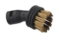 Niceminiwall Ensemble de brosses de nettoyage polyvalentes pour balai vapeur Kitfort -1000-03, comprend un suceur plat et des brosses rondes pour le nettoyage manuel à la vapeur (buse)