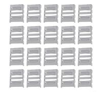 Niceminiwall Ensemble de clips de drainage de l'eau en alliage d'aluminium avec design anti-obstruction pour un retrait efficace de la boue et un ajustement des bords du module PV, compatible avec 30