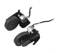 Niceminiwall Ensemble de moteur de roue pour aspirateur robot compatible avec 30C 35C 11S et 1090 950, roues motrices de rechange gauche et droite, équipement de course pour aspirateur robot noir