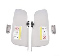 Niceminiwall Ensemble de pare-soleil gauche et droite en plastique gris pour remplacement intérieur C3 II 1.0 1.1 1.2 1.4 2009-2016 Bloqueur de lumière de voiture OEM