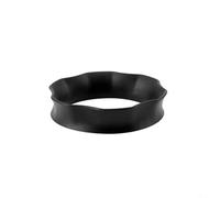 Niceminiwall Entonnoir magnétique pour dosage de café en ABS - Accessoire pour porte-filtre de 51 mm, 53 mm, 58 mm, outil de mess-barista pour un remplissage constant et propre (51 mm, noir)