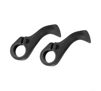 Niceminiwall Extrémités de barre intérieure ergonomiques pour guidon de 22,2 mm, poignées repose-pouce, construction légère en FRP, noir, compatible avec les vélos de route et de montagne