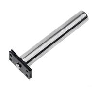 Niceminiwall Ferme-porte encastré chromé pour portes intérieures jusqu'à 50 kg - Système à ressort tubulaire à fermeture automatique avec sécurité incendie et installation facile (noir)