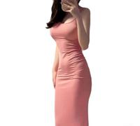 Niceminiwall for y2k pour chemise de nuit ajustée, robe de soirée | Pour les vacances, pour un style y2k et extensible, parfait pour les femmes, tissu lisse, longueur mi-mollet