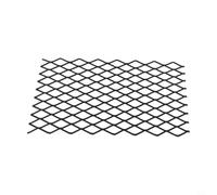 Niceminiwall Grille de cheminée en acier avec retenue pour cheminées intérieures et extérieures - 30 x 19 cm ou 40,6 x 24,9 cm, design en maille robuste noire (19 x 30 cm)