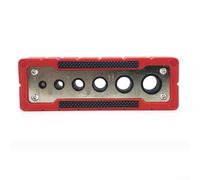 Niceminiwall Guide de perçage pour le travail du bois - Gabarit de centrage automatique - Outil de localisation de foret en acier rapide avec plusieurs tailles de trous de 2 à 12 mm pour projets en
