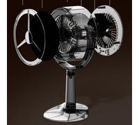 Niceminiwall Hotte aspirante USB de bureau avec angle réglable et filtre en coton pour cuisiner, griller et frire - Hotte aspirante portable 8 W pour l'intérieur et l'extérieur