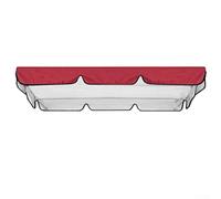 Niceminiwall Housse de rechange imperméable pour balancelle de jardin 3 places, abri en taffetas de polyester avec revêtement 190T, pluie et poussière (B)