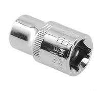 Niceminiwall Jeu de douilles Torx de type E femelle 1,27 cm pour clé à cliquet E10/E12/E14/E16/E18/E20/E22/E24, outils à main en métal anti-haute dureté (E14)