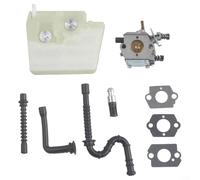 Niceminiwall Kit carburateur pour modèles MS240 MS260 024 026 024 024 AV 024S compatible avec WT-194 WT-194-1 pour Tillotson HU-136A pour HS-136A, joints d'air inclus