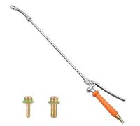 Niceminiwall Kit de barre de pulvérisation de jardin réglable en métal de 73 cm pour verger et ceinture de verdure - télescopique de 31,8 à 73,7 cm, poignée verrouillable, buse réglable (brume à