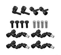 Niceminiwall Kit de brumisation pour reptile pour tube de 10,2 cm - 4 buses de pulvérisation fines avec 2 tiges d'insertion en forme de L et 2 tiges d'insertion en forme de T, vannes de starter et