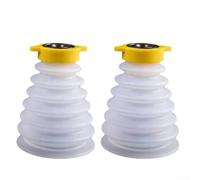 Niceminiwall Lot de 2 cache-poussière pour perceuse avec roulement innovant pour minimiser l'usure de la chaleur et fournir une protection efficace contre la poussière pour marteau et perceuse