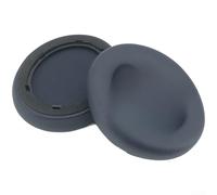 Niceminiwall Lot de 2 coussinets de rechange pour casque Soundcore Life Q10 Q20, coussinets en cuir protéiné souple en mousse à mémoire de forme, accessoires respirants à clipser, noirs (G)