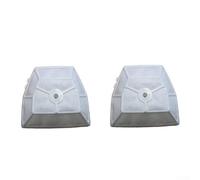 Niceminiwall Lot de 2 filtres à air 90167Y pour tronçonneuse - Compatible avec modèles CS-590, CS-600P, CS-620, CS-620PW & CS-600 - Filtre de rechange en plastique pour extérieur P