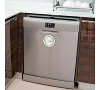 Niceminiwall Lot de 2 panneaux magnétiques double face « Clean Dirty » pour lave-vaisselle - Aimants décoratifs pour réfrigérateur avec résine résistante aux rayures, facile à nettoyer, forte tenue