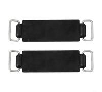 Niceminiwall Lot de 2 sangles de batterie de rechange pour Polaris Sportsman, Scrambler, Outlaw et Predator ATV (2001-2019) - Courroie en nylon, 7,6 cm de long, noir, Compat