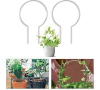 Niceminiwall Lot de 2 supports de cadre d'escalade en acrylique pour plantes grimpantes et plantes grimpantes - 33 x 22,9 cm - Transparent et robuste - Pour intérieur/extérieur