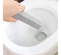 Niceminiwall Lot de 2 tampons à récurer en pierre ponce pour cuvette de toilettes, cuisine, salle de bain et piscine, calcaire, accumulation de rouille, avec poignée en polypropylène, gris