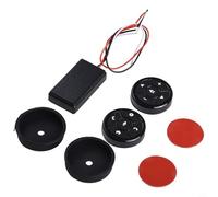 Niceminiwall Lot de 2 télécommandes de volant de voiture sans fil pour lecteur DVD GPS avec veilleuse bleue, boutons multifonctions y compris volume, piste, appel, et