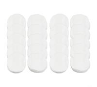 Niceminiwall Lot de 20 mèches en laine pour cheminées de table - 6,1 cm de diamètre x 1 cm de hauteur, résistantes à la chaleur jusqu'à 1600 °C, compatibles avec cheminées et brasero d'extérieur