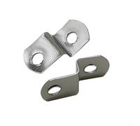Niceminiwall Lot de 300 clips décalés de 0,3 cm avec 600 vis, matériel de cadre robuste en fer pour montage de peinture sur toile, outils de support de cadre stable pour la maison