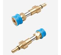 Niceminiwall Lot de 4 adaptateurs de lance de nettoyeur haute pression 1/4 pour Lavor Anlu pour tuyau haute pression Nilfisk HD Gerni K Series