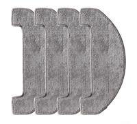 Niceminiwall Lot de 4 chiffons de rechange en microfibre compatibles avec aspirateur robot MAX, chiffon de nettoyage durable et lavable pour sols durs et carrelage, facile à utiliser