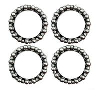 Niceminiwall Lot de 4 roulements à billes pour casque électrique 40 x 27 mm en acier pour fourche de vélo E-For Compatible avec 4,76 × 15 mm / 16/3 × 15 mm