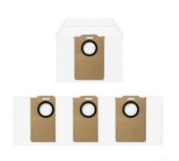 Niceminiwall Lot de 4 sacs d'aspirateur de rechange pour Liectroux M70 Pro, Lubluelu L15 Plu, Ultenic Lite, BPMIO B15 Plus, MS1 MAX - Sacs à poussière à vidange automatique 3,5 l