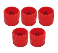 Niceminiwall Lot de 5 débroussailleuses à chanfreiner interne et externe, outil de chanfrein pour ébavurage de tuyaux en cuivre, alésoir manuel de 5 à 38 mm avec lame en alliage d'acier trempé, pour