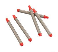 Niceminiwall Lot de 5 filtres de rechange en acier inoxydable 304 pour outils de pulvérisation Wagner et Aftermarket - Rouge
