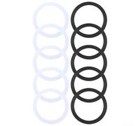 Niceminiwall Lot de 5 paires de joints de rechange pour bonde d'évier de 110 mm - Compatible avec cuisine, salle de bain, baignoire, buanderie