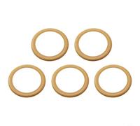 Niceminiwall Lot de 5 segments de piston en caoutchouc pour compresseur d'air silencieux, pièces de rechange, hautes températures et résistantes à l'usure, compatibles avec les modèles 550 W/1100 W