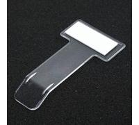 Niceminiwall Lot de 5 supports de ticket de stationnement pour voiture avec ruban adhésif pour affichage de permis de stationnement, cartes et notes, organiseur en plastique pour l'intérieur du